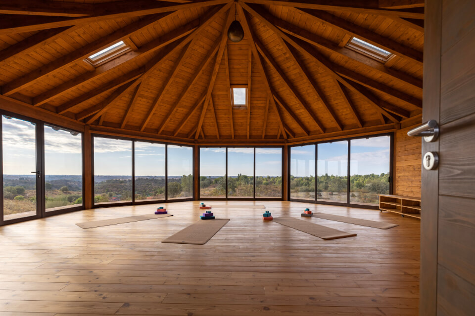 The round hall at Quinta Marugo